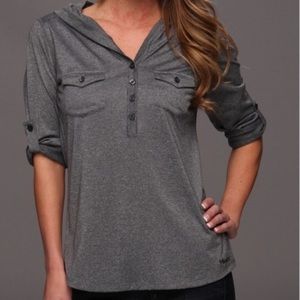 Gray travel shirt